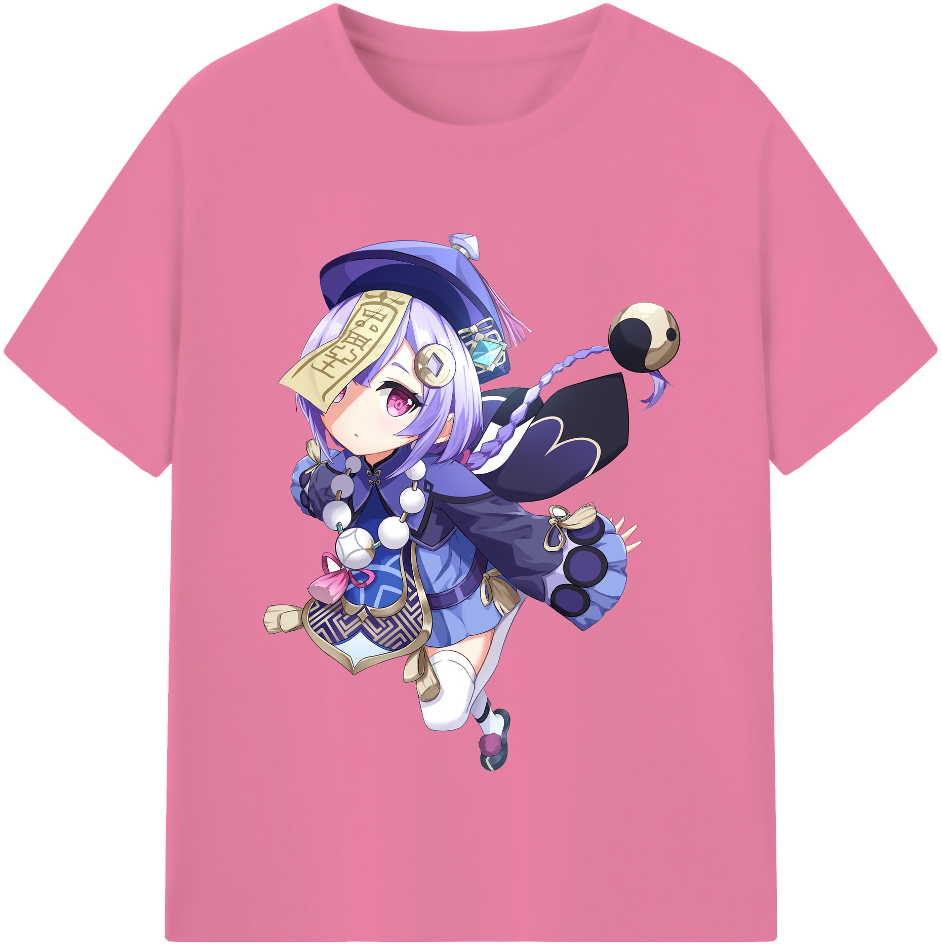 げんし神 七七 なな  genshin Nana 綿100％半袖Tシャツ（フロントプリント）